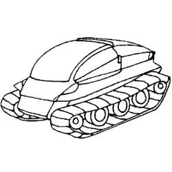 Dibujo para colorear: Tanque (Transporte) #138025 - Dibujos para Colorear e Imprimir Gratis