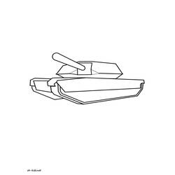 Dibujo para colorear: Tanque (Transporte) #138042 - Dibujos para Colorear e Imprimir Gratis