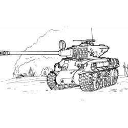 Dibujo para colorear: Tanque (Transporte) #138043 - Dibujos para Colorear e Imprimir Gratis