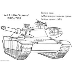 Dibujo para colorear: Tanque (Transporte) #138053 - Dibujos para Colorear e Imprimir Gratis