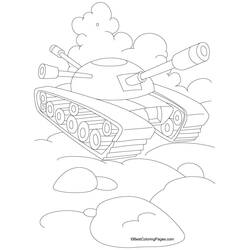 Dibujo para colorear: Tanque (Transporte) #138093 - Dibujos para Colorear e Imprimir Gratis
