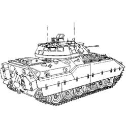 Dibujo para colorear: Tanque (Transporte) #138146 - Dibujos para Colorear e Imprimir Gratis