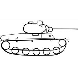 Dibujo para colorear: Tanque (Transporte) #192631 - Dibujos para Colorear e Imprimir Gratis