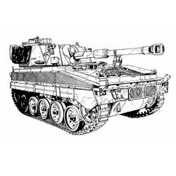 Dibujo para colorear: Tanque (Transporte) #192632 - Dibujos para Colorear e Imprimir Gratis