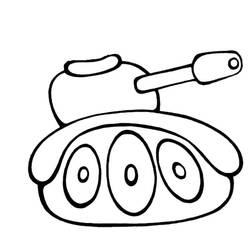 Dibujo para colorear: Tanque (Transporte) #192637 - Dibujos para Colorear e Imprimir Gratis