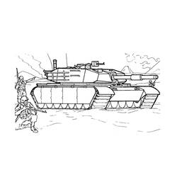 Dibujo para colorear: Tanque (Transporte) #192645 - Dibujos para Colorear e Imprimir Gratis