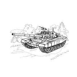Dibujo para colorear: Tanque (Transporte) #192646 - Dibujos para Colorear e Imprimir Gratis