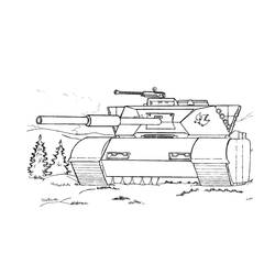 Dibujo para colorear: Tanque (Transporte) #192648 - Dibujos para Colorear e Imprimir Gratis