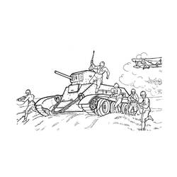 Dibujo para colorear: Tanque (Transporte) #192653 - Dibujos para Colorear e Imprimir Gratis
