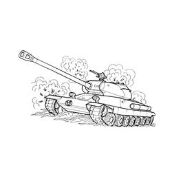 Dibujo para colorear: Tanque (Transporte) #192658 - Dibujos para Colorear e Imprimir Gratis