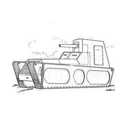 Dibujo para colorear: Tanque (Transporte) #192662 - Dibujos para Colorear e Imprimir Gratis