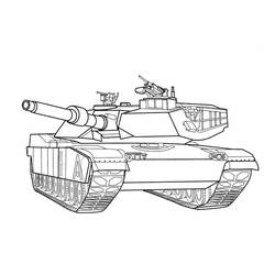 Dibujo para colorear: Tanque (Transporte) #192663 - Dibujos para Colorear e Imprimir Gratis