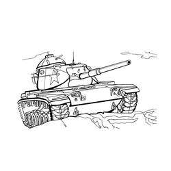 Dibujo para colorear: Tanque (Transporte) #192664 - Dibujos para Colorear e Imprimir Gratis