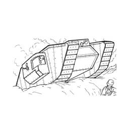 Dibujo para colorear: Tanque (Transporte) #192665 - Dibujos para Colorear e Imprimir Gratis