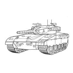 Dibujo para colorear: Tanque (Transporte) #192666 - Dibujos para Colorear e Imprimir Gratis