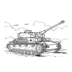 Dibujo para colorear: Tanque (Transporte) #192668 - Dibujos para Colorear e Imprimir Gratis