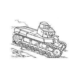 Dibujo para colorear: Tanque (Transporte) #192672 - Dibujos para Colorear e Imprimir Gratis