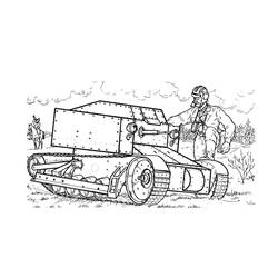 Dibujo para colorear: Tanque (Transporte) #192673 - Dibujos para Colorear e Imprimir Gratis