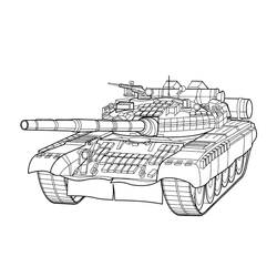 Dibujo para colorear: Tanque (Transporte) #192677 - Dibujos para Colorear e Imprimir Gratis