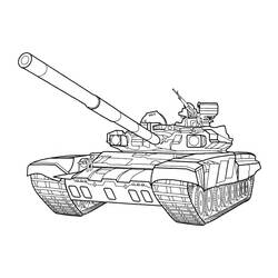 Dibujo para colorear: Tanque (Transporte) #192678 - Dibujos para Colorear e Imprimir Gratis