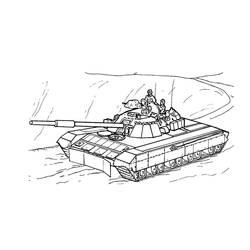 Dibujo para colorear: Tanque (Transporte) #192679 - Dibujos para Colorear e Imprimir Gratis