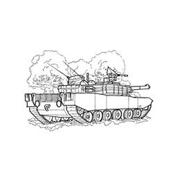 Dibujo para colorear: Tanque (Transporte) #192681 - Dibujos para Colorear e Imprimir Gratis
