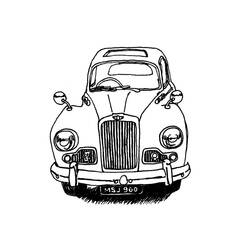 Dibujo para colorear: Taxi (Transporte) #137197 - Dibujos para colorear