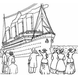 Dibujo Titanic (Transporte) #201917 para imprimir y colorear