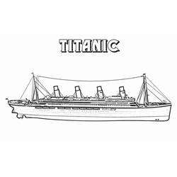 Dibujos para colorear: Titanic - Dibujos para Colorear e Imprimir Gratis