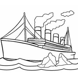 Dibujo Titanic (Transporte) #201925 para imprimir y colorear