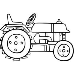 Dibujo para colorear: Tractor (Transporte) #141950 - Dibujos para Colorear e Imprimir Gratis
