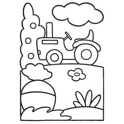 Dibujo para colorear: Tractor (Transporte) #141969 - Dibujos para Colorear e Imprimir Gratis