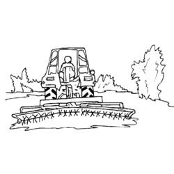 Dibujo para colorear: Tractor (Transporte) #141970 - Dibujos para Colorear e Imprimir Gratis