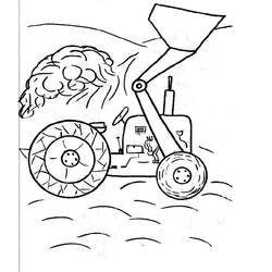 Dibujo para colorear: Tractor (Transporte) #141991 - Dibujos para Colorear e Imprimir Gratis