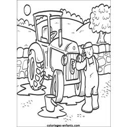 Dibujo para colorear: Tractor (Transporte) #141995 - Dibujos para Colorear e Imprimir Gratis