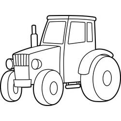 Dibujo Tractor (Transporte) #172579 para imprimir y colorear