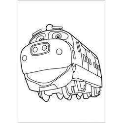 Dibujo para colorear: Train / Locomotive (Transporte) #135041 - Dibujos para Colorear e Imprimir Gratis