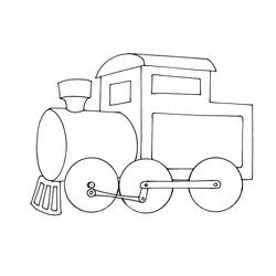 Dibujo para colorear: Train / Locomotive (Transporte) #135067 - Dibujos para Colorear e Imprimir Gratis