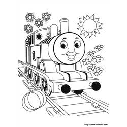 Dibujo para colorear: Train / Locomotive (Transporte) #135069 - Dibujos para Colorear e Imprimir Gratis