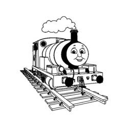 Dibujo para colorear: Train / Locomotive (Transporte) #135070 - Dibujos para Colorear e Imprimir Gratis