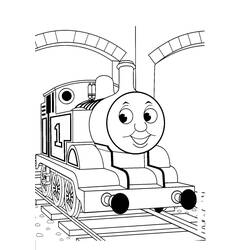 Dibujo para colorear: Train / Locomotive (Transporte) #135075 - Dibujos para Colorear e Imprimir Gratis