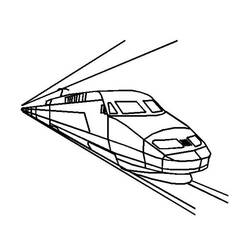 Dibujo para colorear: Train / Locomotive (Transporte) #135090 - Dibujos para colorear