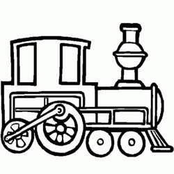 Dibujo para colorear: Train / Locomotive (Transporte) #135114 - Dibujos para Colorear e Imprimir Gratis