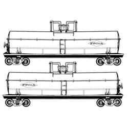 Dibujo para colorear: Train / Locomotive (Transporte) #135137 - Dibujos para Colorear e Imprimir Gratis