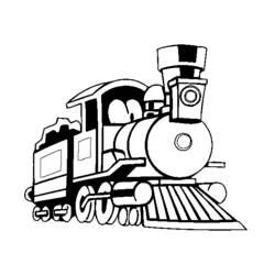 Dibujo para colorear: Train / Locomotive (Transporte) #135139 - Dibujos para colorear