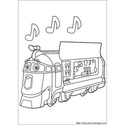 Dibujo para colorear: Train / Locomotive (Transporte) #135155 - Dibujos para Colorear e Imprimir Gratis