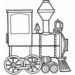 Dibujo para colorear: Train / Locomotive (Transporte) #135169 - Dibujos para Colorear e Imprimir Gratis