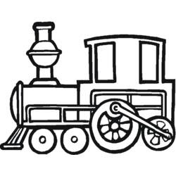 Dibujo para colorear: Train / Locomotive (Transporte) #135188 - Dibujos para colorear