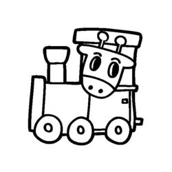 Dibujo para colorear: Train / Locomotive (Transporte) #135195 - Dibujos para Colorear e Imprimir Gratis