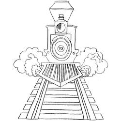 Dibujo para colorear: Train / Locomotive (Transporte) #135213 - Dibujos para Colorear e Imprimir Gratis